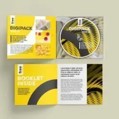 Nhãn đĩa - Disk labels 11 Nhãn đĩa - Disk labels Digipack Mockup 2