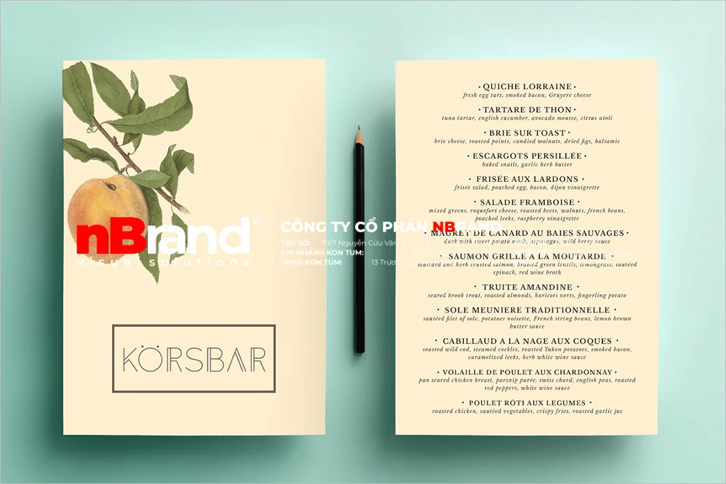 Free-Menu-Mockup-Design Thực đơn - Menus Free Menu Mockup Design