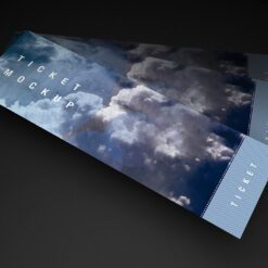 Vé - Tickets 24 Vé - Tickets Free Ticket Mockup 02