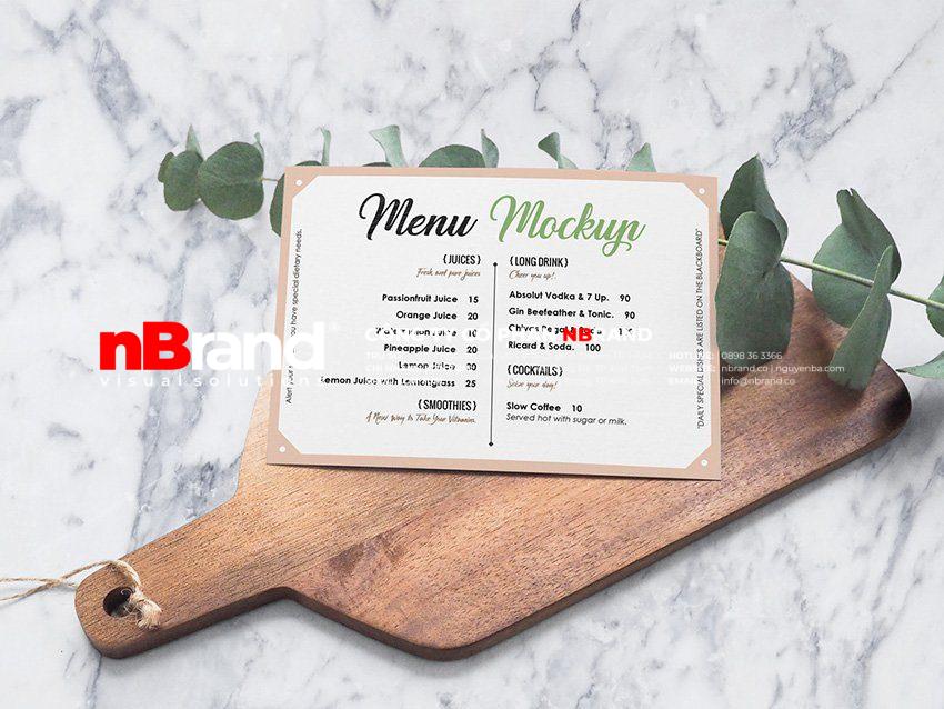 Landscape-Menu-Card Thực đơn - Menus Landscape Menu Card