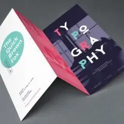 Tờ gấp - Leaflets, Brochures Tri Fold Brochure MockUp