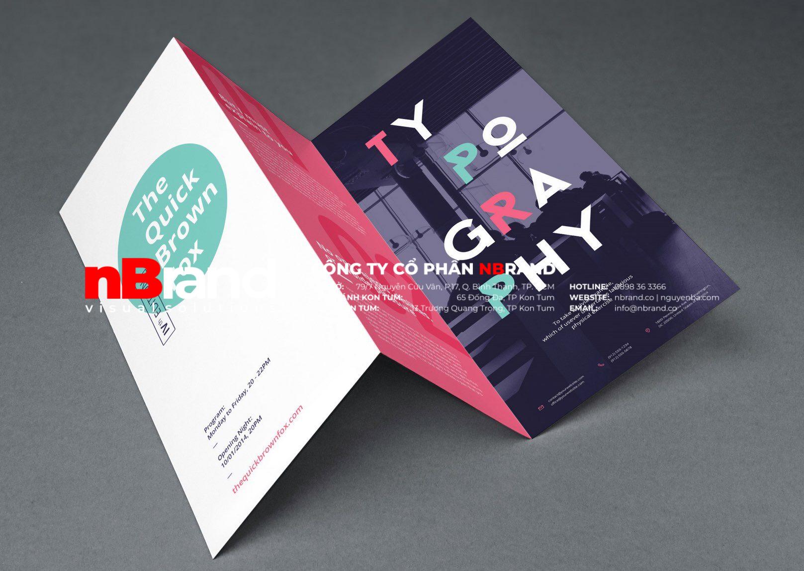 Tri-Fold-Brochure-MockUp Tờ gấp - Leaflets, Brochures Tri Fold Brochure MockUp