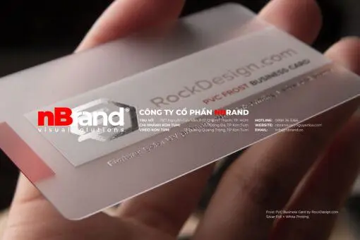 Thẻ nhựa - Platic cards frostpvc rockdesign02