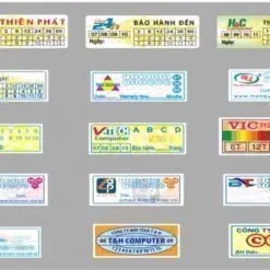 Tem bảo hành - Warranty void 12 Tem bảo hành - Warranty void tem1