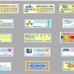 Tem bảo hành - Warranty void 12 Tem bảo hành - Warranty void tem1