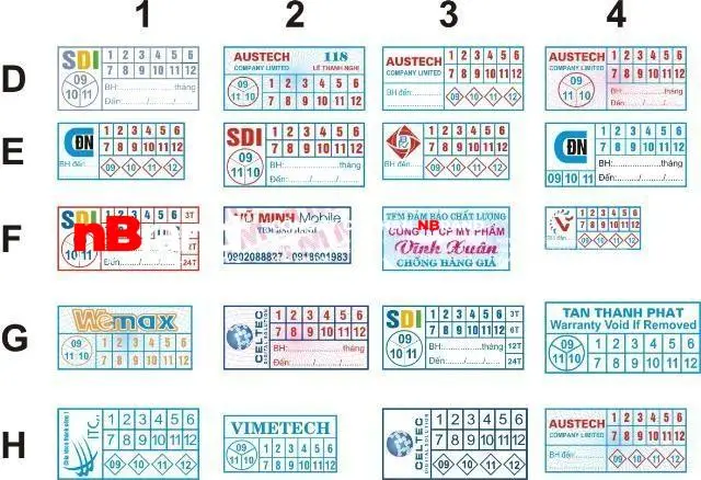 tem3 Tem bảo hành - Warranty void tem3