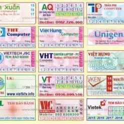 Tem bảo hành - Warranty void 15 Tem bảo hành - Warranty void tem4