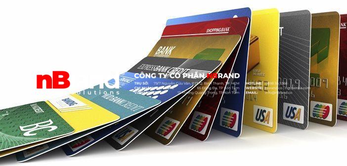 Falling credit cards Thẻ nhựa - Platic cards trong4