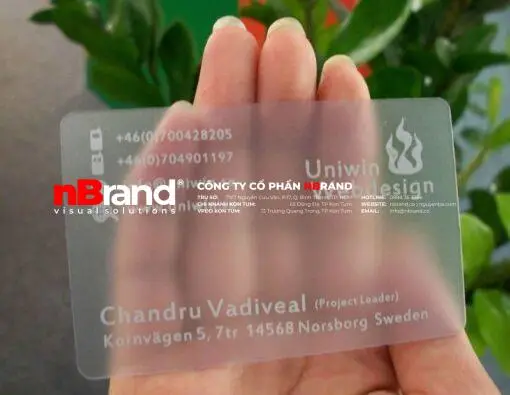Thẻ nhựa - Platic cards trong6