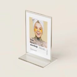 Tờ rơi A5 - A5 Leaflets 11 Tờ rơi A5 - A5 Leaflets Acrylic Flyer Stand Mockup 2 1536x1152 1