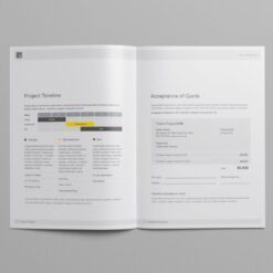 Hồ sơ năng lực - Business Brochure Company Proposal Template 8