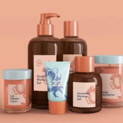 Nhãn Chai Lọ - Bottle Labels 17 Nhãn Chai Lọ - Bottle Labels Cosmetics Mockup 1024x683 1