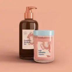 Nhãn Chai Lọ - Bottle Labels 13 Nhãn Chai Lọ - Bottle Labels Cosmetics Mockup 3 1024x683 2