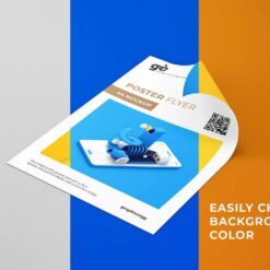 Tờ rơi cao cấp - Premium Flyer 12 Tờ rơi cao cấp - Premium Flyer Curly Paper Flyer Mockup 3 1536x1067 1