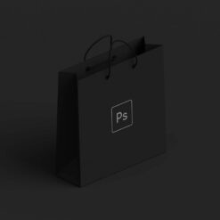 Túi Giấy Có Quai Xách - Paper Bags with Handles 15 Túi Giấy Có Quai Xách - Paper Bags with Handles Dark Shopping Bag Mockup 1 1024x717 1