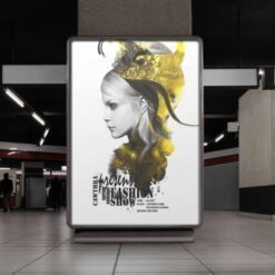 Backlit Film 12 Backlit Film Free Metro Station Poster Mockup scaled 850x607 1