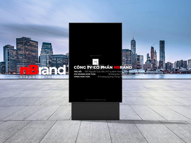 Free-Outdoor-City-Advertising-Billboard-Poster-Mockup Backlit Film Free Outdoor City Advertising Billboard Poster Mockup