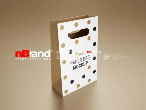 Túi giấy số lượng ít - Small quantity paper bags Gift Bag Mockup 4 1024x768 1