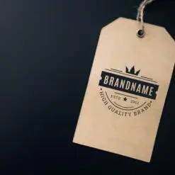 Mác Sản Phẩm Giấy Kraft - Kcraft Tag 14 Mác Sản Phẩm Giấy Kraft - Kcraft Tag Handmade Tag Logo Mockup 1 1024x768 1