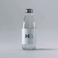 Nhãn Chai Nước - Watter Bottle Labels Mini Glass Water Bottle Mockup 1024x768 1