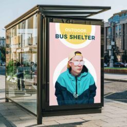 Poster PP 16 Poster PP Outdoor Bus Shelter Advertisement Mockup 1024x1024 1