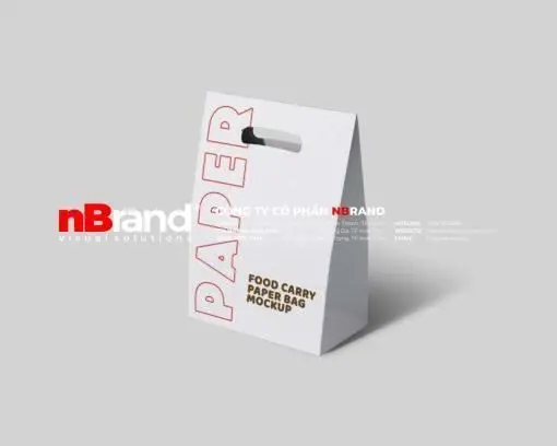 Túi giấy số lượng ít - Small quantity paper bags Paper Carry Bag Mockup 1536x1229 1