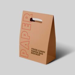 Túi giấy số lượng ít - Small quantity paper bags Paper Carry Bag Mockup 2 1536x1229 1