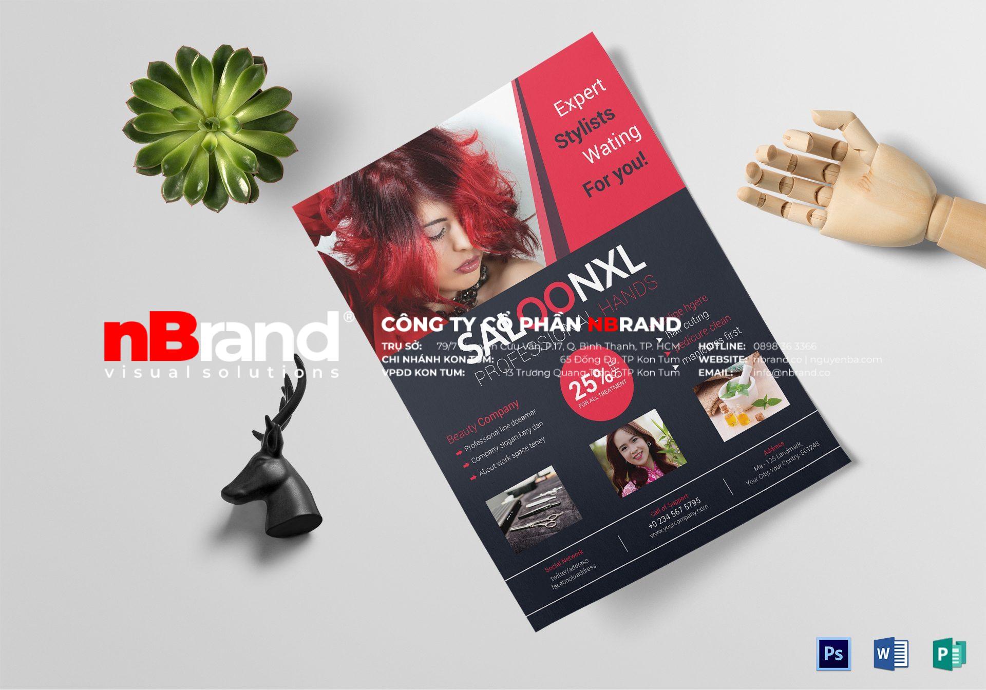 Professional-Beauty-Salon Tờ rơi số lượng nhiều Professional Beauty Salon