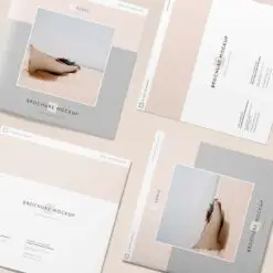 Hồ sơ thiết kế - Brochure Design 14 Hồ sơ thiết kế - Brochure Design Square Brochure Mockup Scene 1 1024x768 1