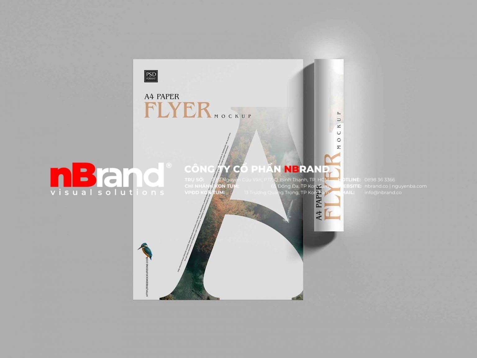 Top-View-A4-Paper-Flyer-Mockup-1536x1152 Tờ rơi cao cấp - Premium Flyer Top View A4 Paper Flyer Mockup 1536x1152 1