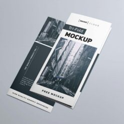 Tờ gấp đôi A4 - A4 Double Flyer 13 Tờ gấp đôi A4 - A4 Double Flyer Tri fold Brochure Mockup 1 1600x1071 1
