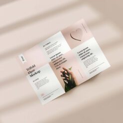 Tờ rơi gấp 3 - Trifold Brochure 13 Tờ rơi gấp 3 - Trifold Brochure Tri fold DL Flyer Mockup 3 1536x1152 1
