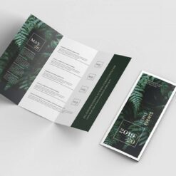 Tờ rơi gấp 3 - Trifold Brochure 16 Tờ rơi gấp 3 - Trifold Brochure Trifold Brochure Mockup 1 1600x1142 1