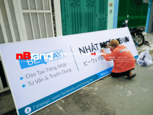 Thước lỗ ban bảng hiệu quảng cáo 25 Bảng hiệu căng bạt