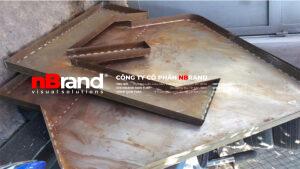 Thước lỗ ban bảng hiệu quảng cáo 22 Chữ nổi tole