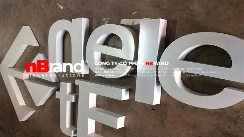 Chữ nổi tole Chữ nổi tole