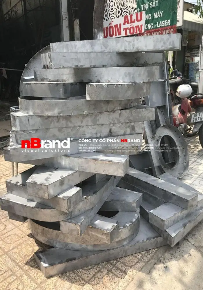 Chữ nổi tole Chữ nổi tole