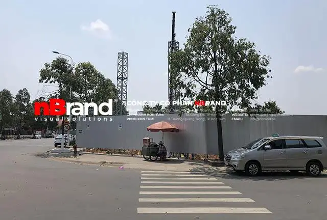 Hàng rào dự án / Hoarding Hàng rào dự án / Hoarding