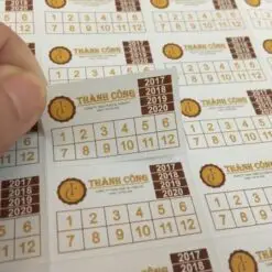 Tem Bảo Hành - Stamp Waranty 12 Tem Bảo Hành - Stamp Waranty tem bao hanh hcm gia re halong