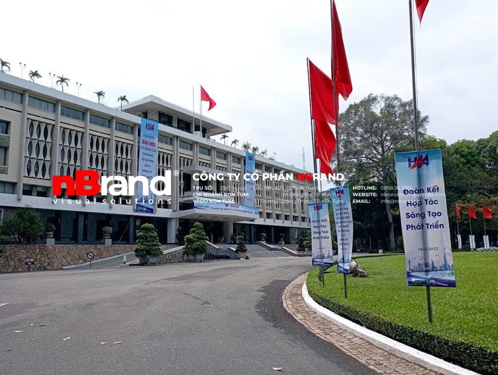 Quy trình chuyên nghiệp của dịch vụ treo cờ phướn tại Kon Tum của nBrand 42 Treo cờ phướn