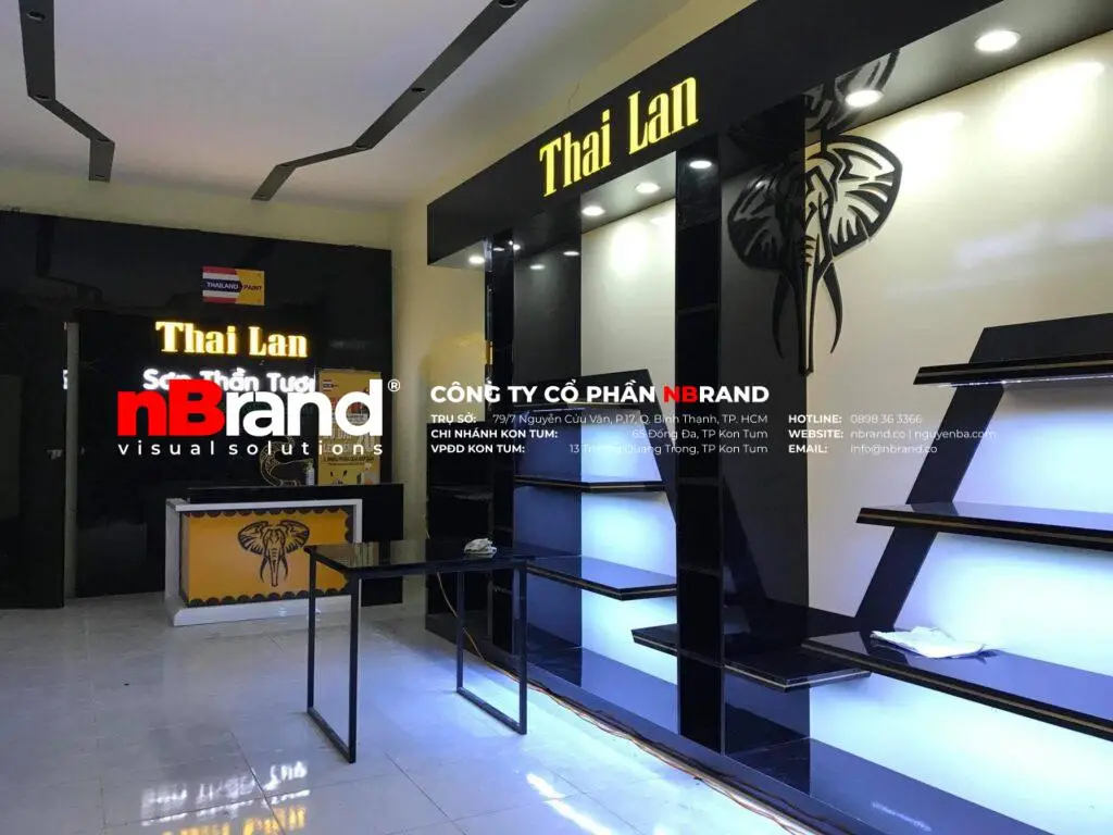 Trọn gói showroom Sơn ThaiLan - Sơn thần tượng