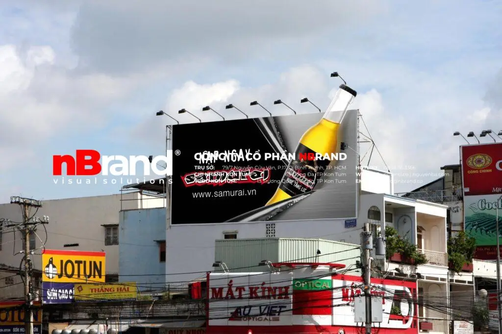 Trụ pano tấm lớn