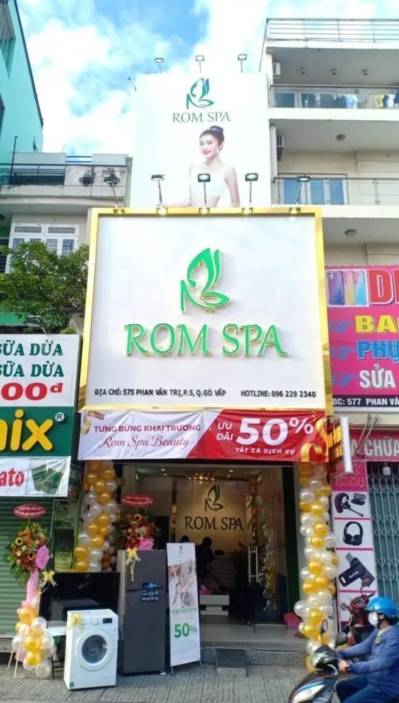 Làm bảng hiệu Spa tại Kon Tum Làm bảng hiệu Spa tại Kon Tum