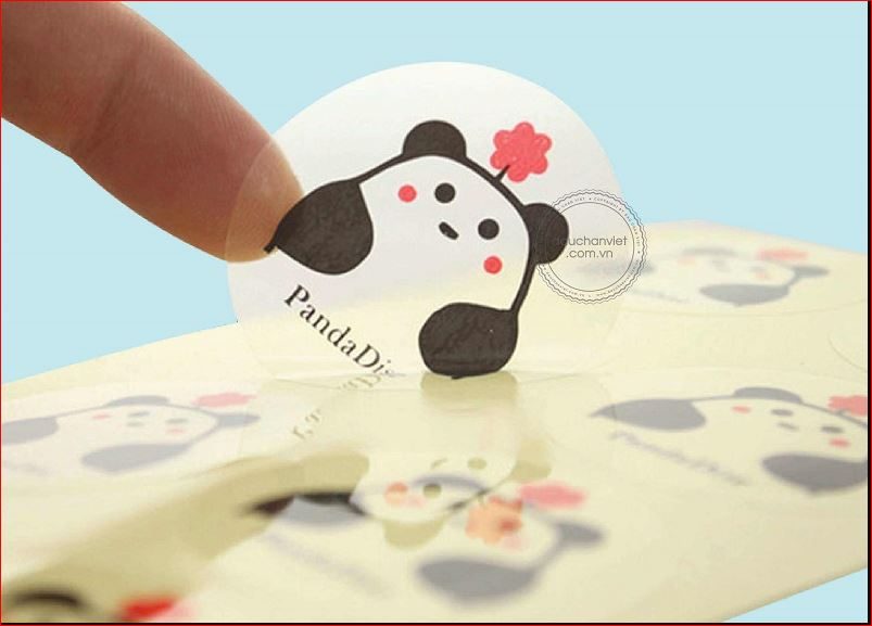 in decal trong lấy liền