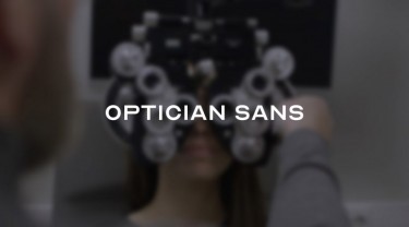 Phông chữ từ chuyên viên kiểm tra thị lực: Optician Sans phong chu optician sans designs vn