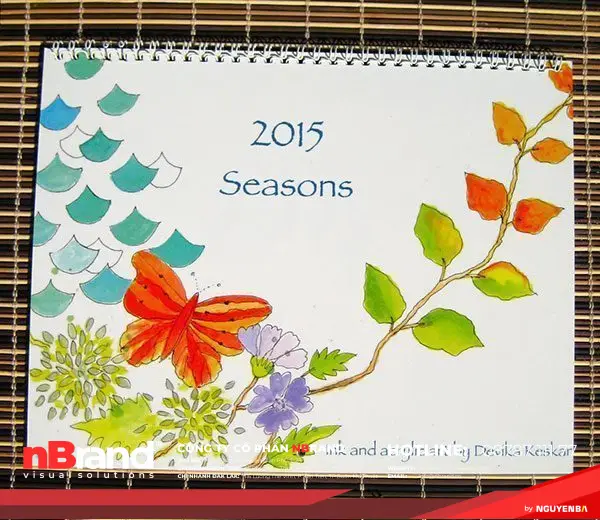 14 ý tưởng tưởng tuyệt đẹp cho lịch năm mới 2015 9 calendar 2015