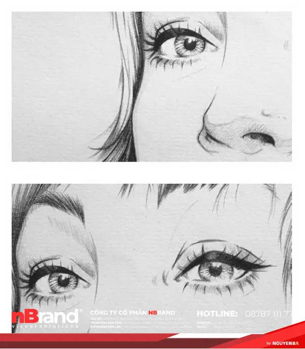 Phác hoạ khuôn mặt một người với chì than 13 step 5