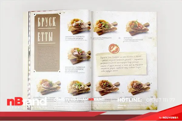 20 mẫu thiết kế thực đơn nhà hàng cực kỳ ngon mắt 15 menu dep
