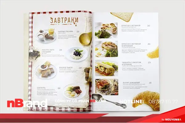 20 mẫu thiết kế thực đơn nhà hàng cực kỳ ngon mắt 16 menu dep