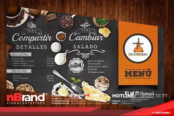 20 mẫu thiết kế thực đơn nhà hàng cực kỳ ngon mắt 22 menu dep